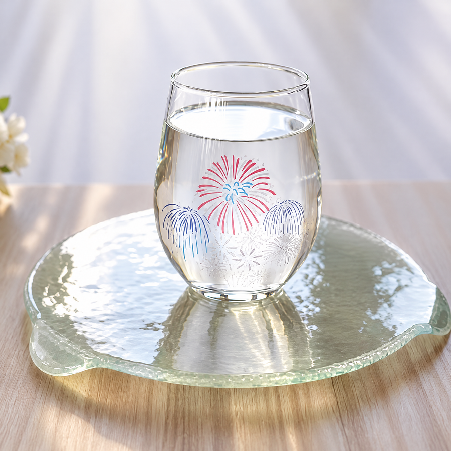 Color-Changing Fireworks Glass – Cold-Activated Tumbler, Novelty Drinkware