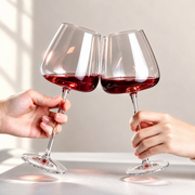 French-Inspired Wine Glass – Elegant Clear Stemware, Classic Red Wine Goblet