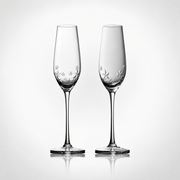 Starflower Champagne Flute – Elegant Toasting Glass, Celebration Stemware