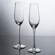 Starflower Champagne Flute – Elegant Toasting Glass, Celebration Stemware